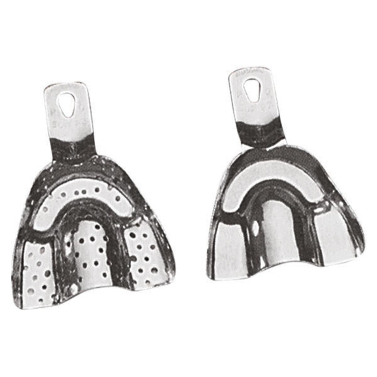 Abformlöffel rostfrei nach Ehricke - perforiert, partiell bezahnt - OK, PO Nr. 1