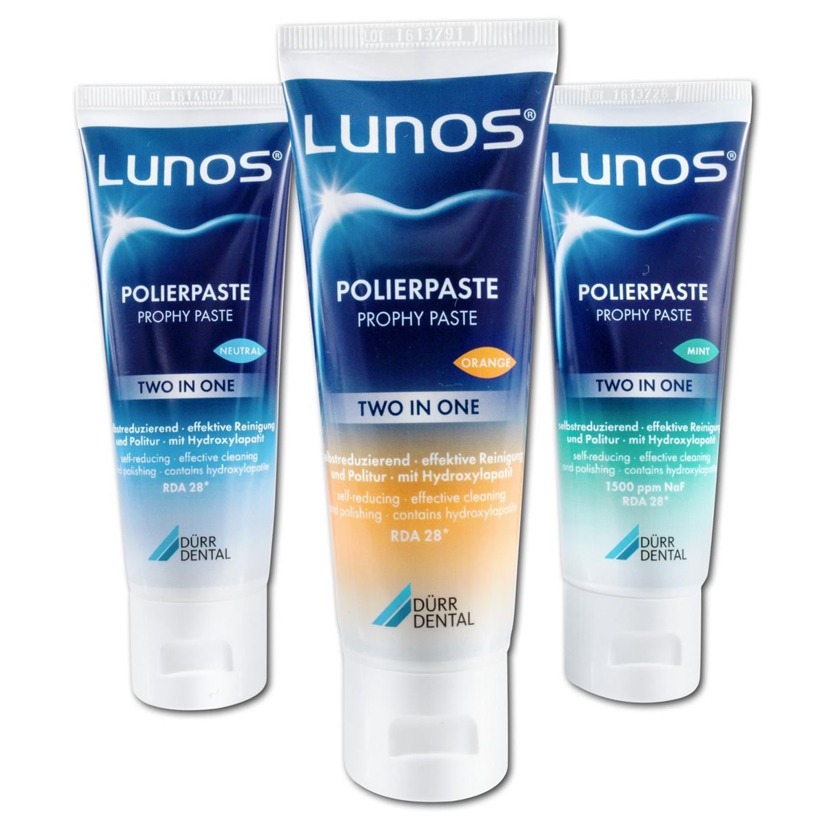 Lunos® Polierpaste Two in One - Mint, Tube 100 g