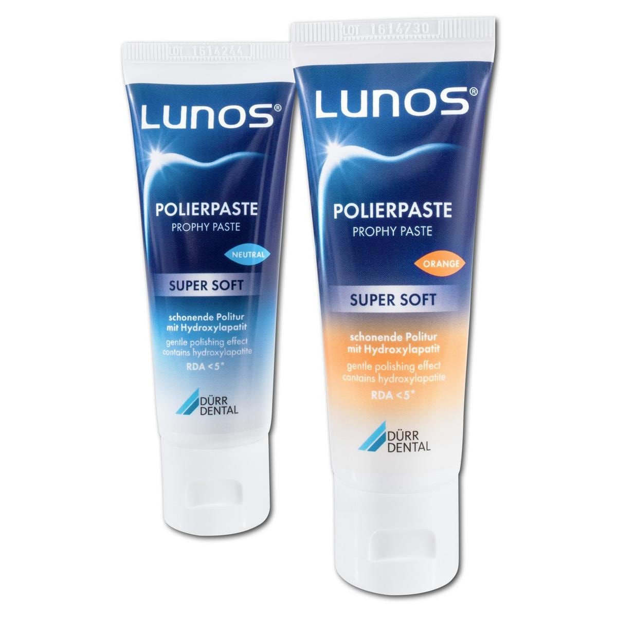 Lunos® Polierpaste Super Soft - Orange, Tube 50 g