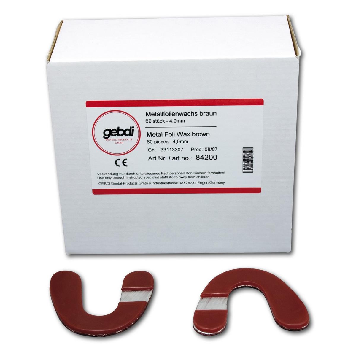 Metallfolienwachs - Packung 60 Stück