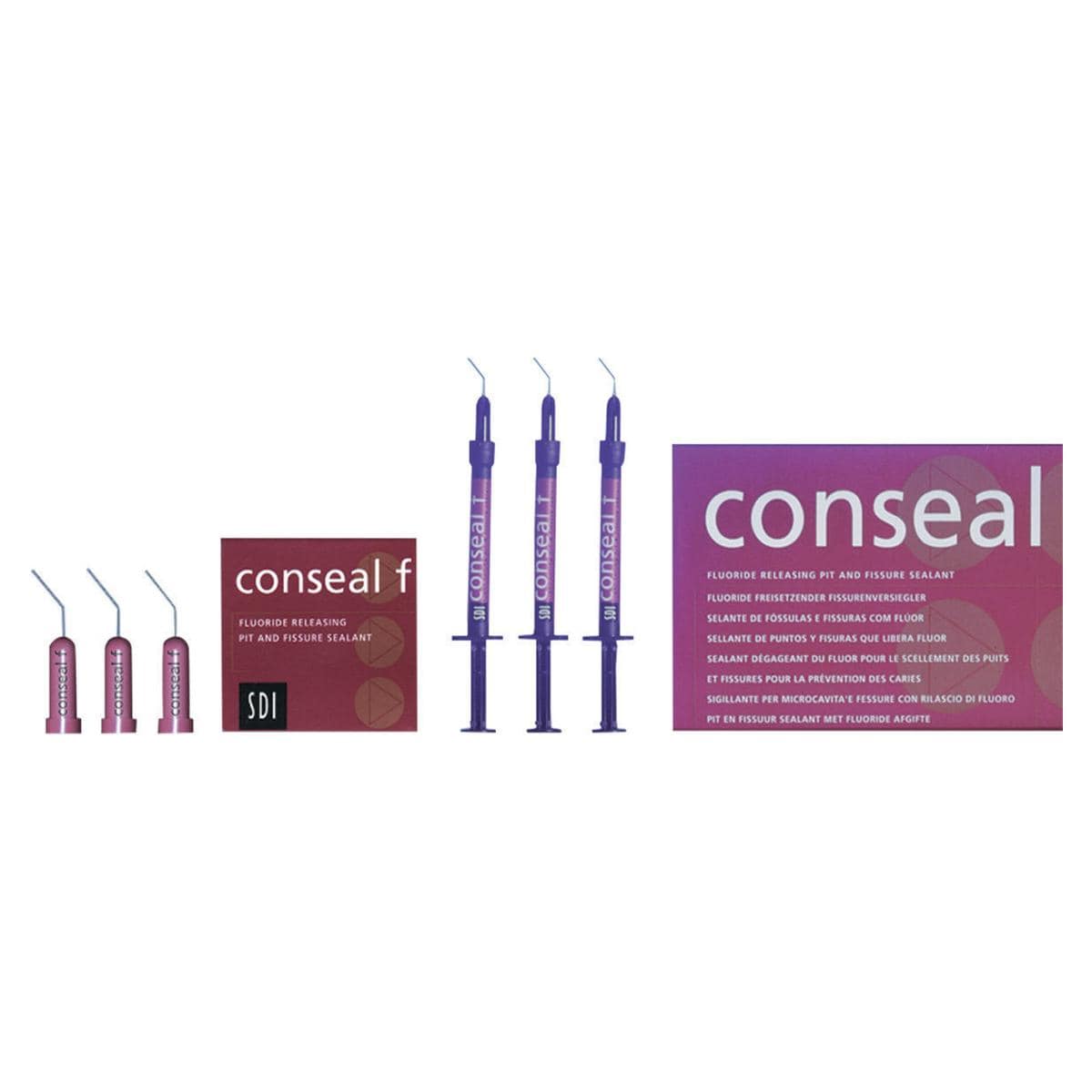 conseal f - Spritzen Vorratspackung - Set