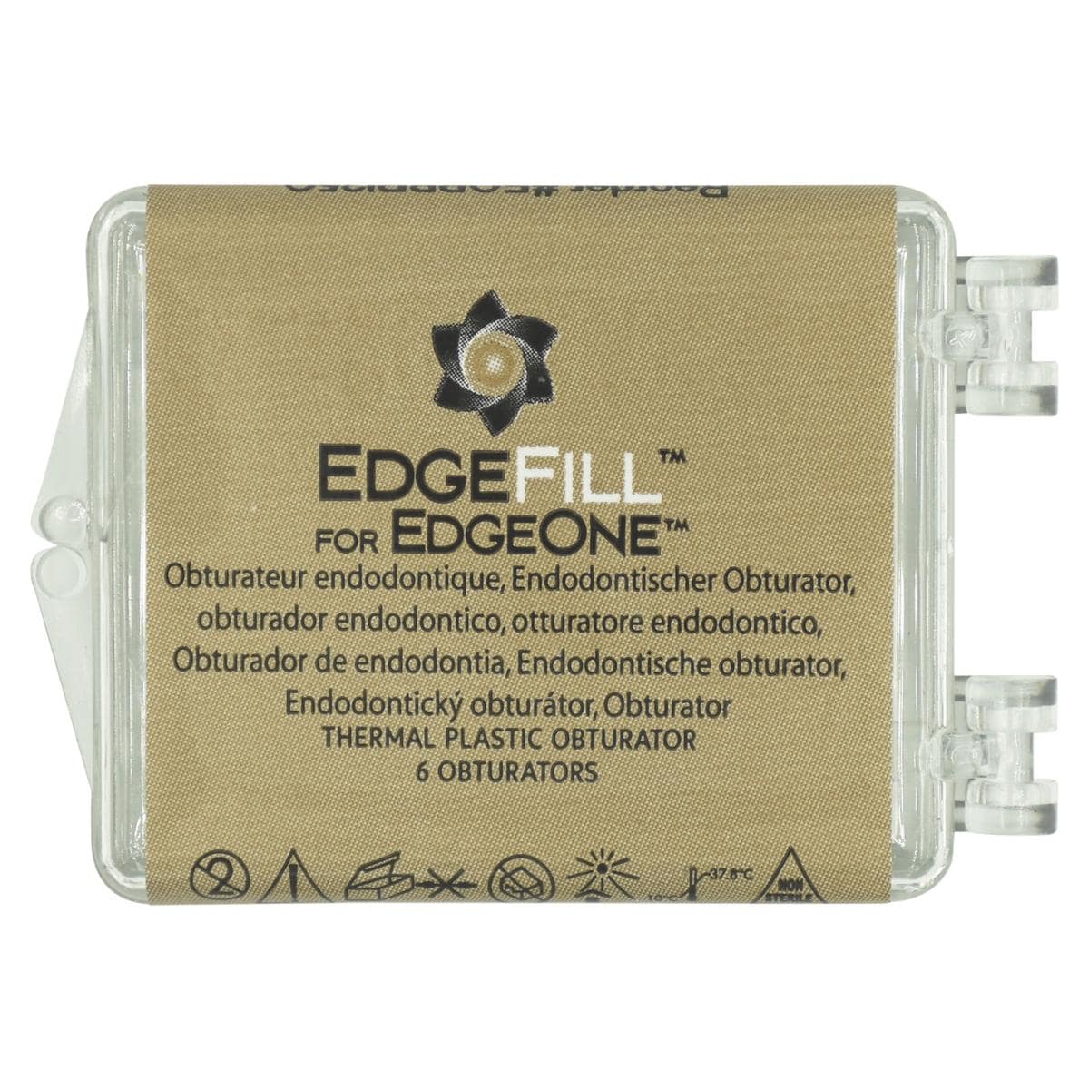 EdgeTaper EdgeFill Obturatoren - Größe F5, ISO 050, gelb, Packung 6 Stück