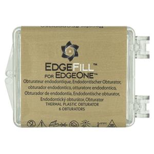 EdgeTaper EdgeFill Obturatoren - Größe F5, ISO 050, gelb, Packung 6 Stück