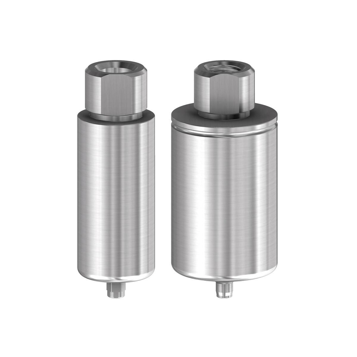 Vorgefräste Titan- und Kobalt-Chrom Abtuments - kompatibel mit 3i® Certain® - Titan WP, Prothetikplattform Ø 14 mm