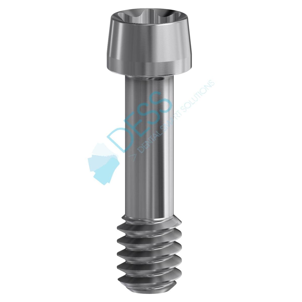 Abutmentschraube DESS AURUMBase® - kompatibel mit Dentsply Friadent® Xive® - NP Ø 3,4 mm / RP Ø 3,8 mm / WP Ø 4,5 mm