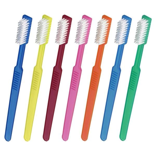 Top Brush Einmalzahnbürsten - Color Mix, Packung 100 Stück