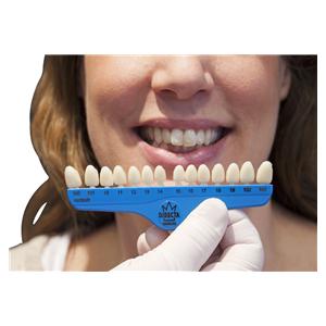 Directa® Temporäre Kronen, Opak - Mittlerer Schneidezahn, Form 10, Packung 6 Stück