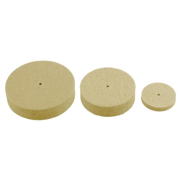Filzrad Nr. 51 - Ø 25 mm, Höhe 4 mm, Packung 12 Stück
