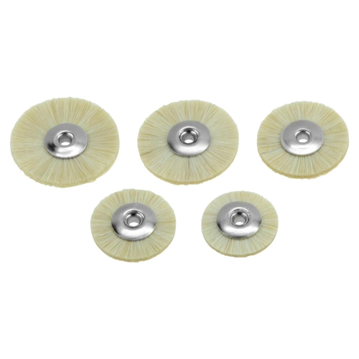 Miniaturbürste Ziegenhaar, unmontiert - Ø 19 mm, Packung 6 Stück