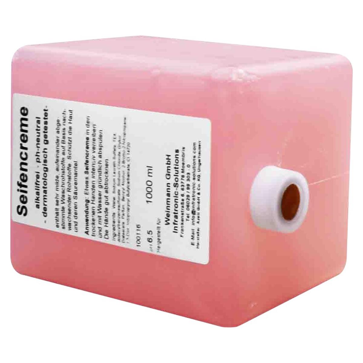 Seifencreme rosé - Flaschen 6 x 1 Liter