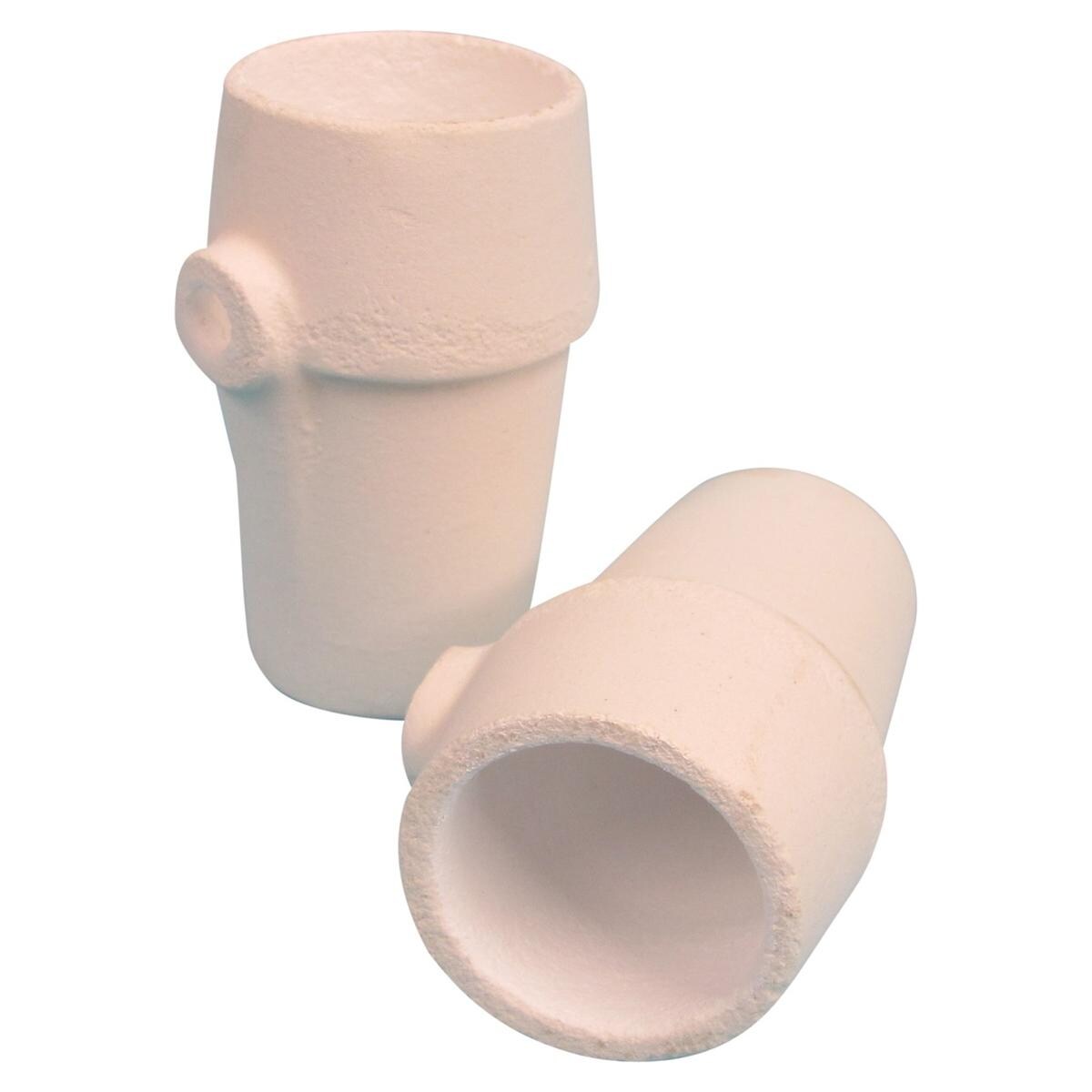 Keramiktiegel - Typ BEGO Fornax - Packung 10 Stück