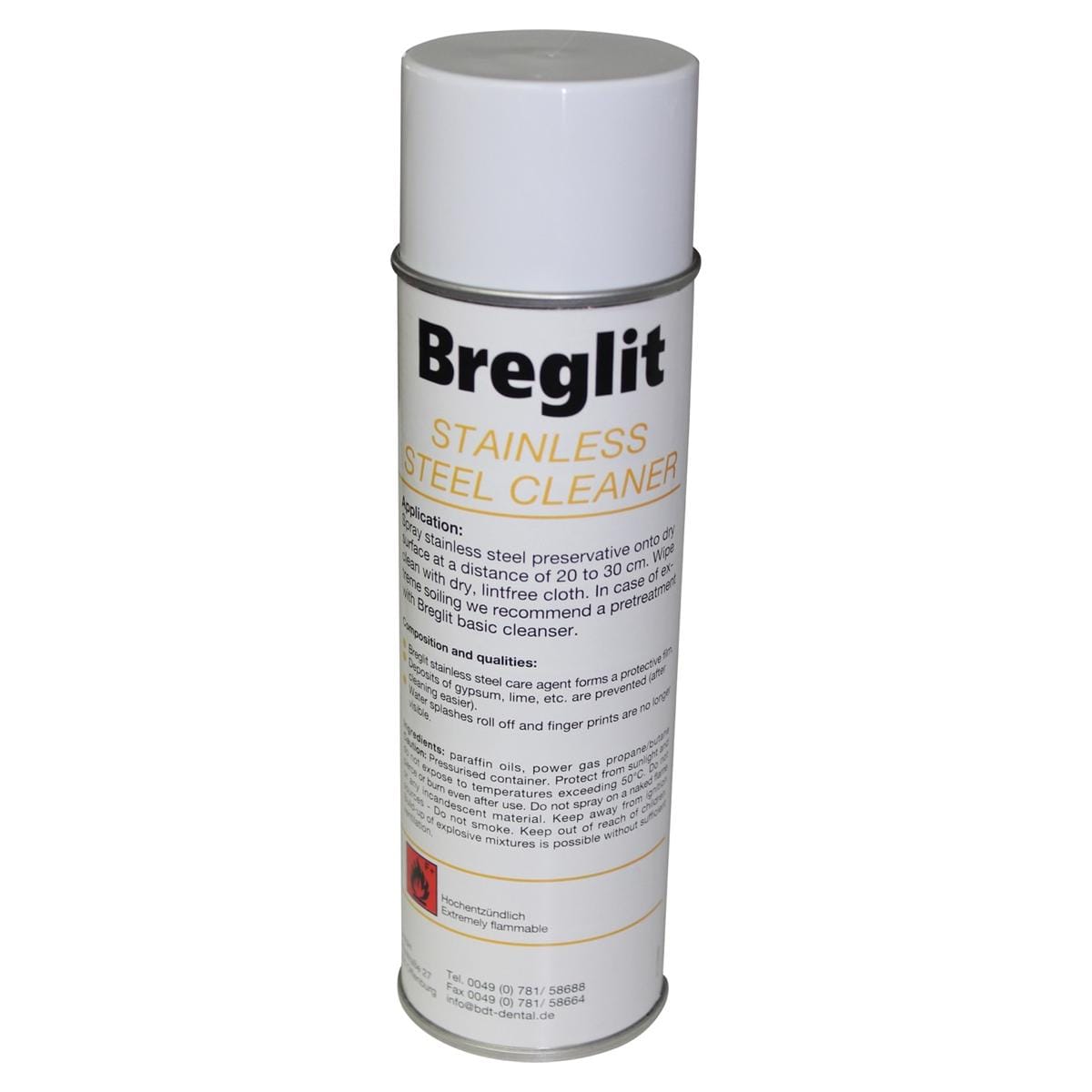 Breglit Edelstahl - Pflegespray - Flasche 1.000 ml