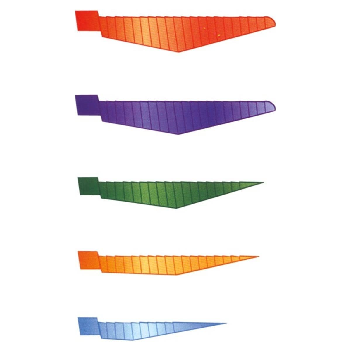 Flexi Wedges - Blau, Packung 100 Stück