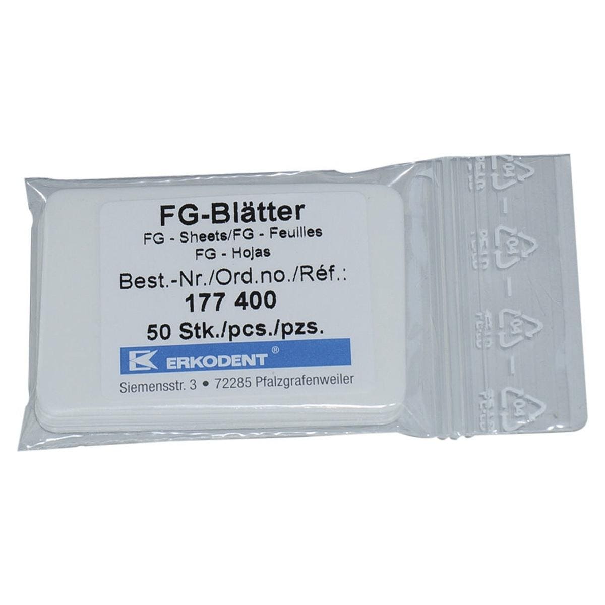 FG-Blätter - Packung 50 Blatt