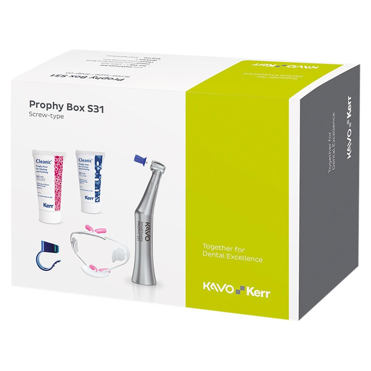 Prophy Box mit SMARTmatic S31 - Prophylaxeset mit Winkelstück