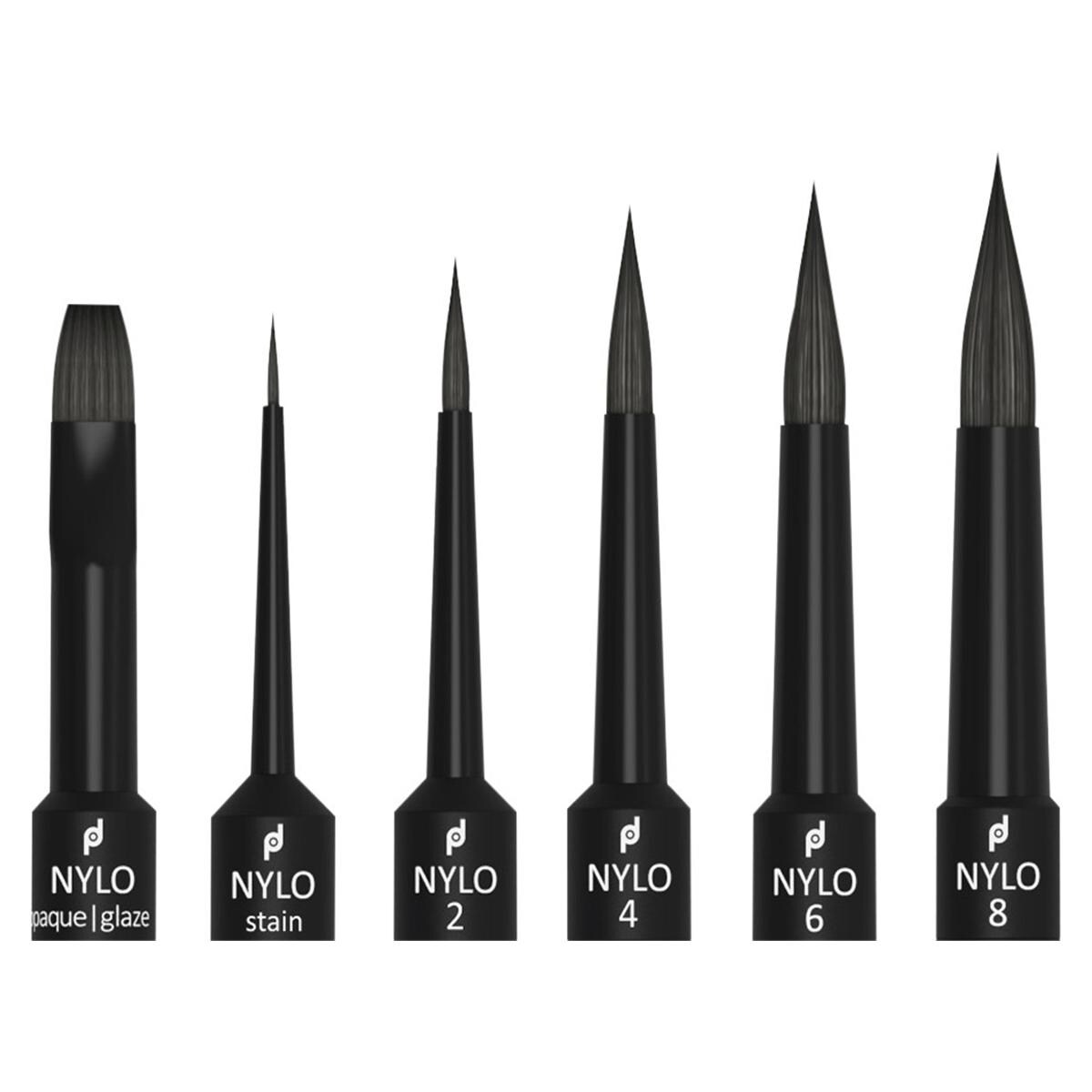 NYLObrush Ersatzspitzen - Opaque/Glaze, Packung 2 Stück