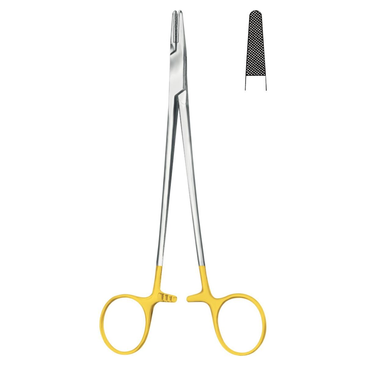 TC-Gold-Nadelhalter - Länge 20 cm