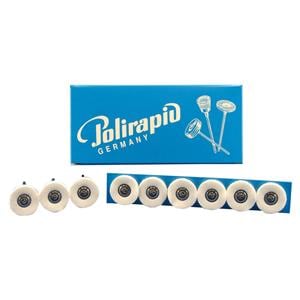 Miniaturbürste, Scheiben-Nesselstoff - Ø 21 mm, Packung 6 Stück