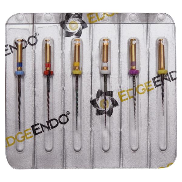 EdgeTaper Platinum Endofeilen - Sortiment - Länge 21 mm, Packung 6 Stück