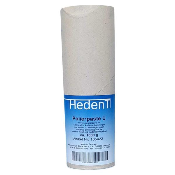 Hedent-Polierpaste U - Grau, Packung 1.000 g