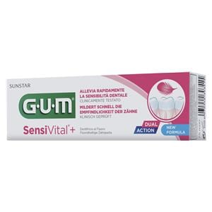 GUM SensiVital®+ Zahnpasta - Tuben 6 x 75 ml