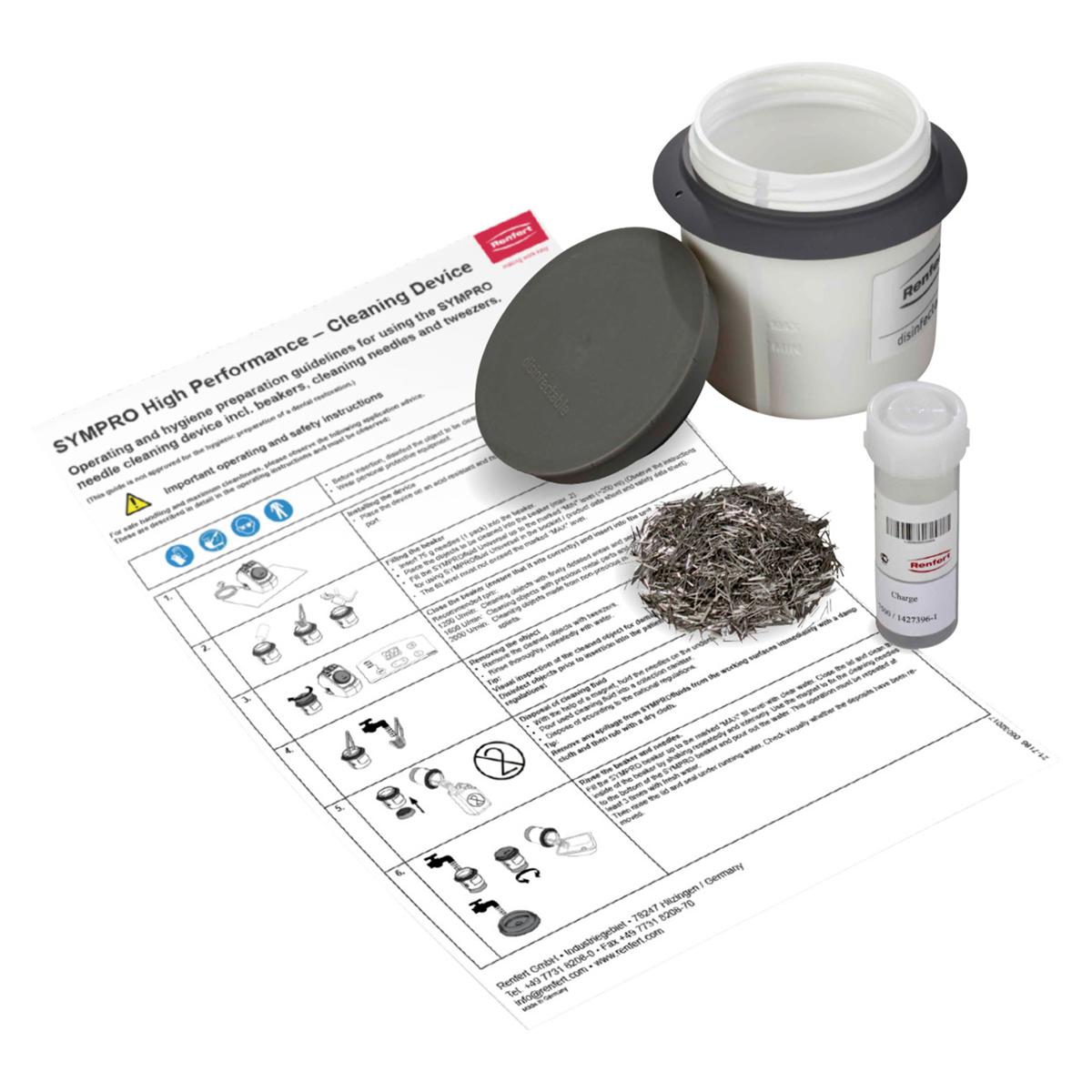 SYMPRO Reinigungsbecher - Set - Mit Deckel