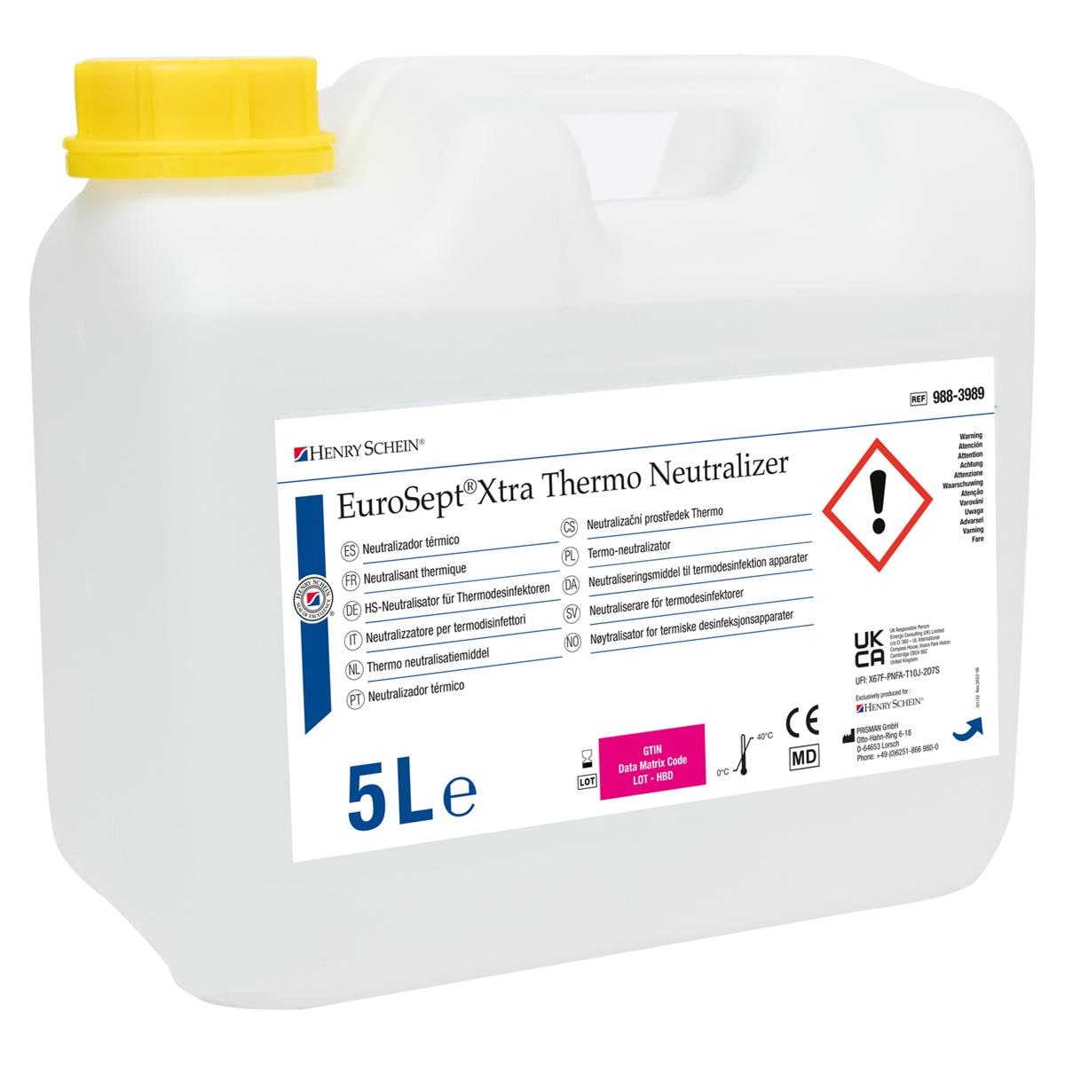 HS-Neutralisator für Thermodesinfektor EuroSept® Xtra, Thermo Neutralizer - Kanister 5 Liter