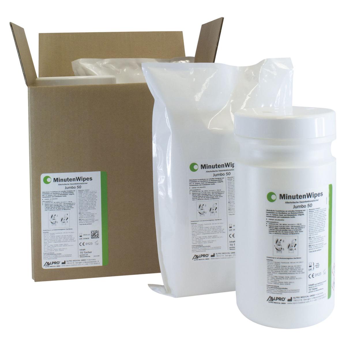 MinutenWipes Jumbo 50 - Starter Kit - Set