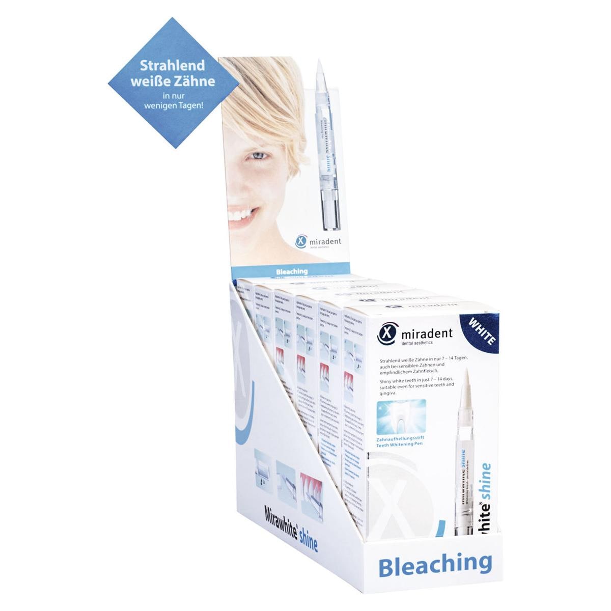 Mirawhite® shine - mit Display - Stifte 6 x 1,8 ml