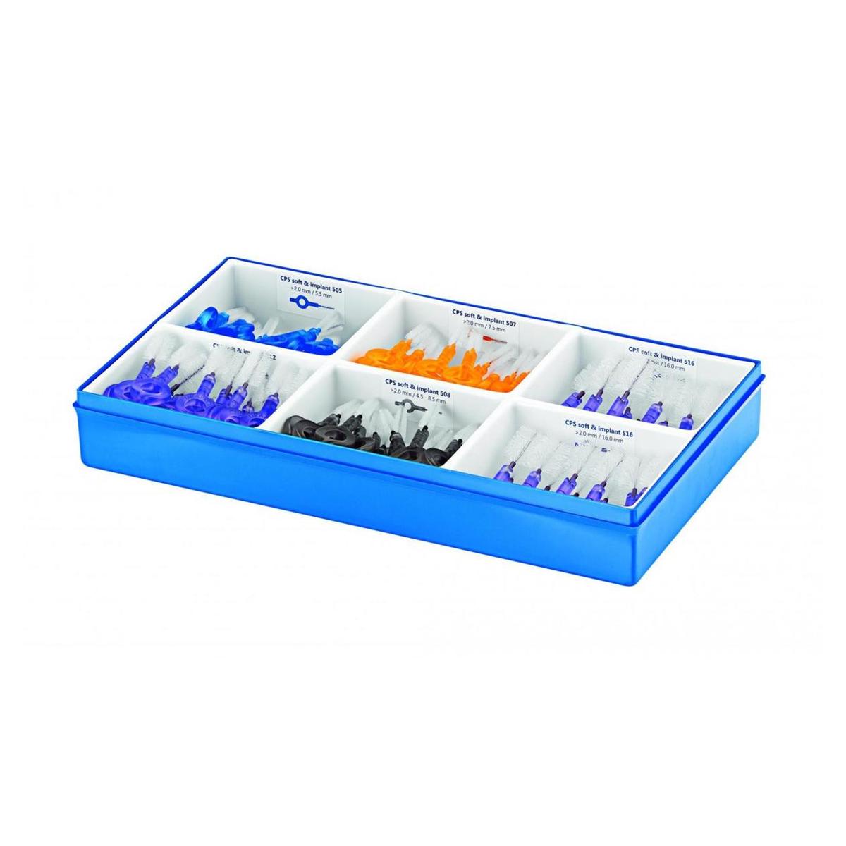 Interdentalbürsten CPS soft implant - Chairside Box - Set