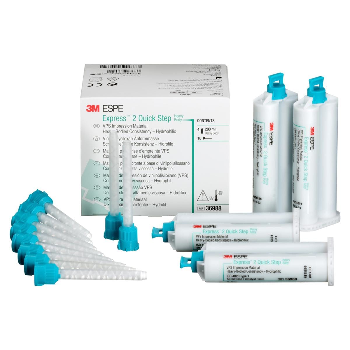 3M Express™ 2 Heavy Body - Schnellhärtend, Kartuschen 4 x 50 ml