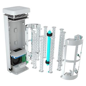 Viruskiller HEXTIO Luftreinigungssystem - Tischgerät für kleine Arbeitsbereiche