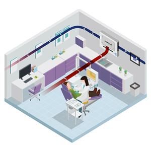 Viruskiller VK 401 Luftreinigungssystem - Wandgerät für Behandlungs- und Wartezimmer