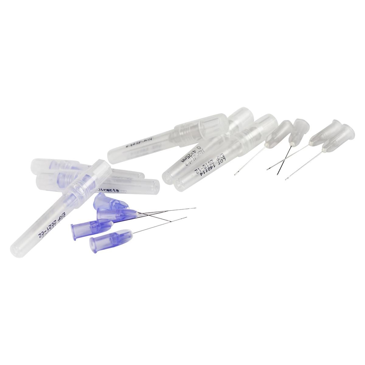 Calasept Spülnadeln - 31G, violett, Packung 25 Stück