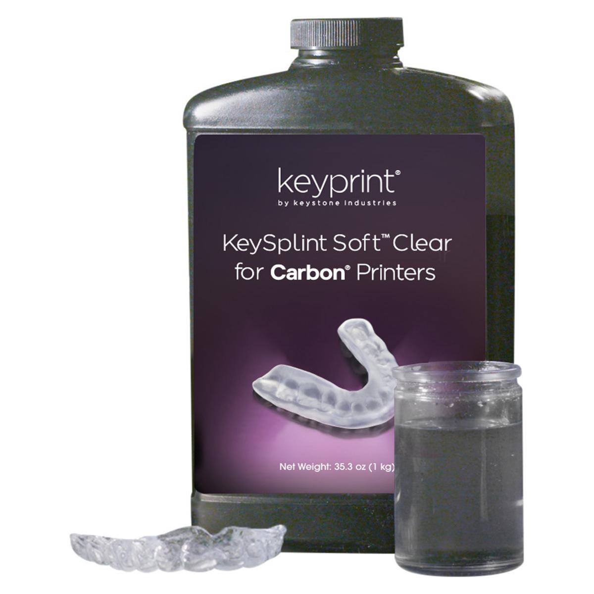 KeySplint Soft™ Clear für Carbon Drucker - Flasche 1.000 g