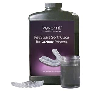 KeySplint Soft™ Clear für Carbon Drucker - Flasche 1.000 g