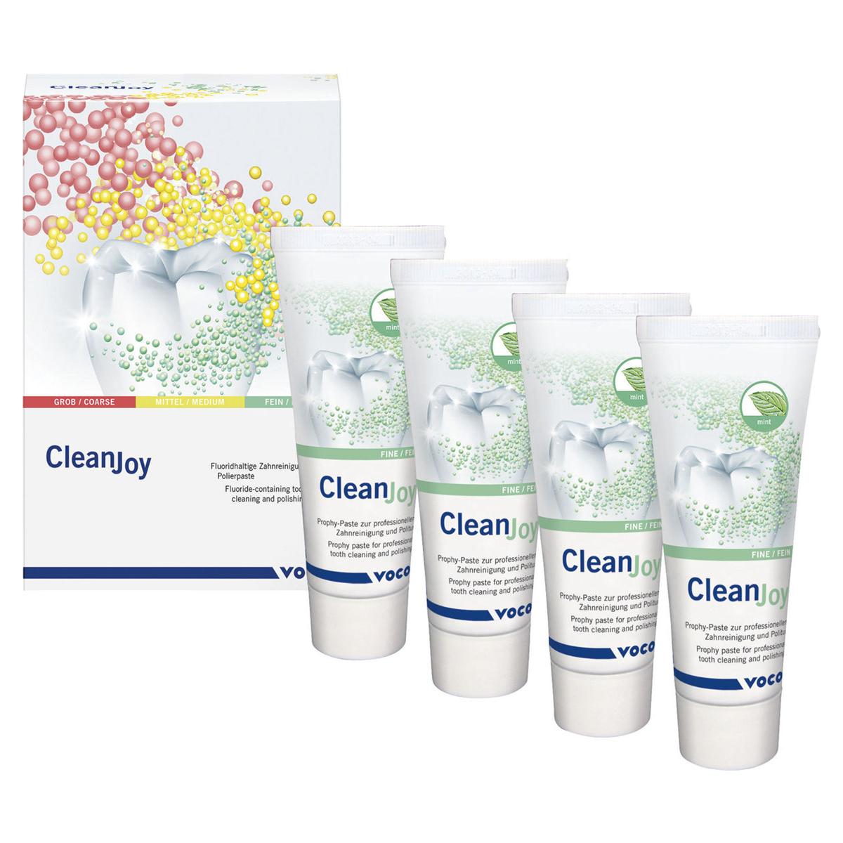 CleanJoy®, Tube - Großpackung - Fein, RDA 16, Minze, Tube 4 x 100 g