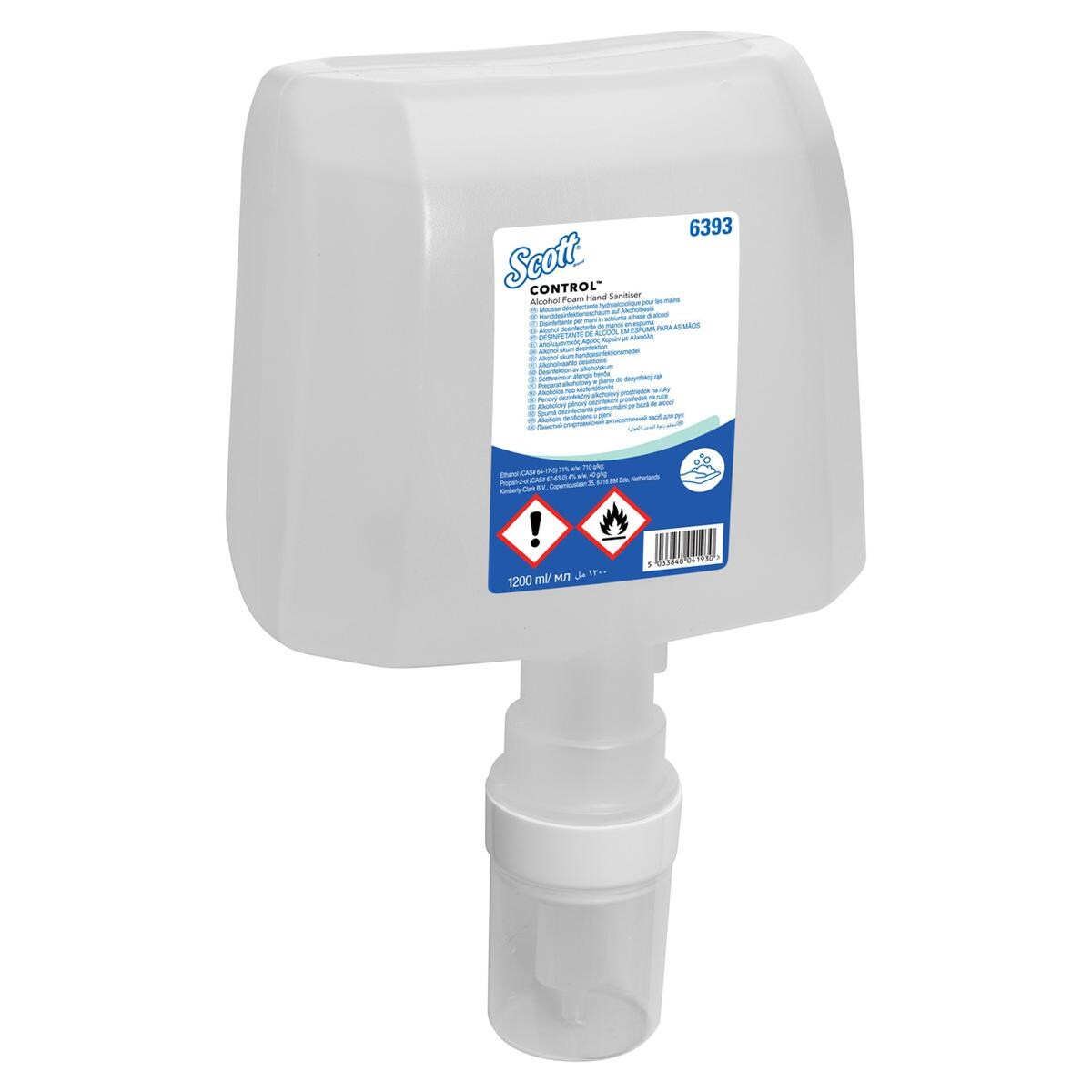 Scott® Control™ Händedesinfektionsschaum - 4 x 1,2 Liter