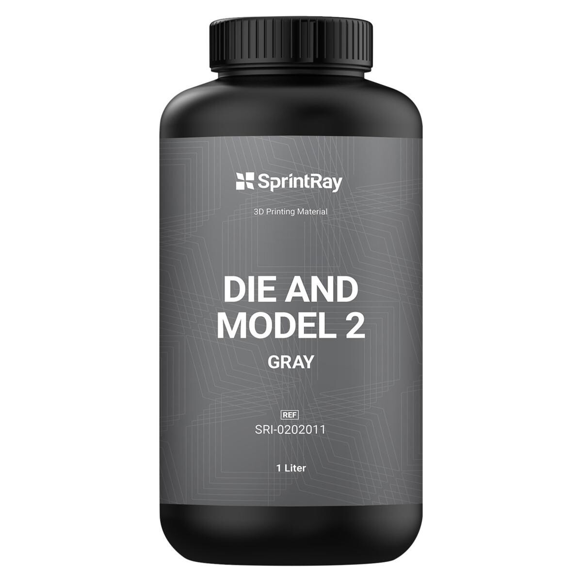 SprintRay Die and Model 2 - Gray, Flasche 1 Liter