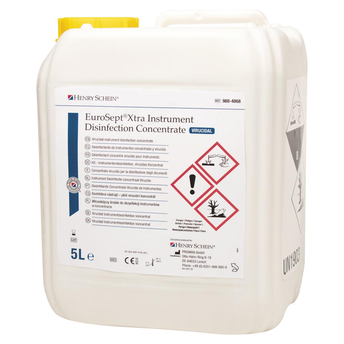 HS-Instrumentendesinfektion Konzentrat viruzid Eurosept® Xtra - Kanister 5 Liter