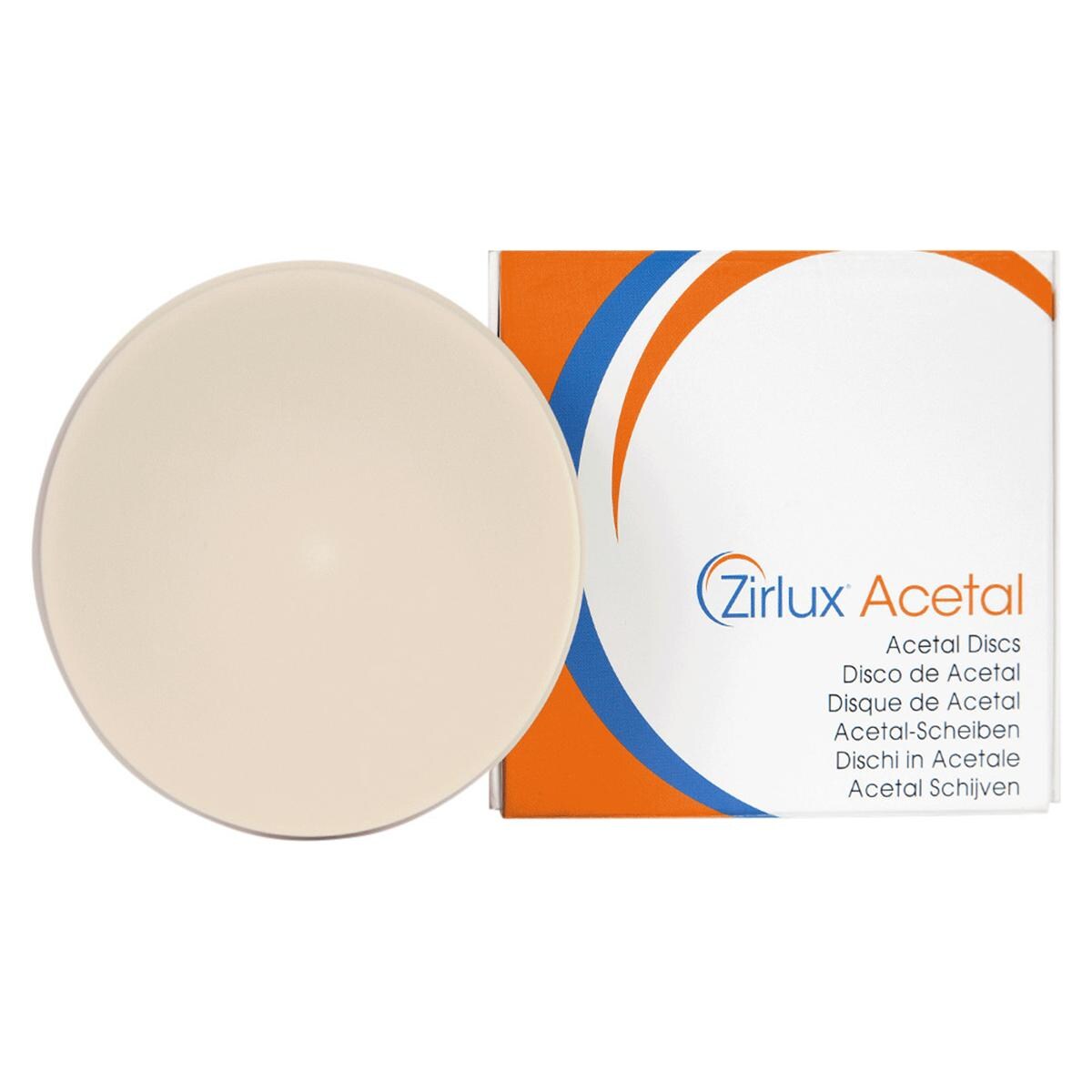 ZIRLUX Acetal Disc Ronde, Amann Girrbach System - Ø 71 mm - B1, Stärke 20 mm