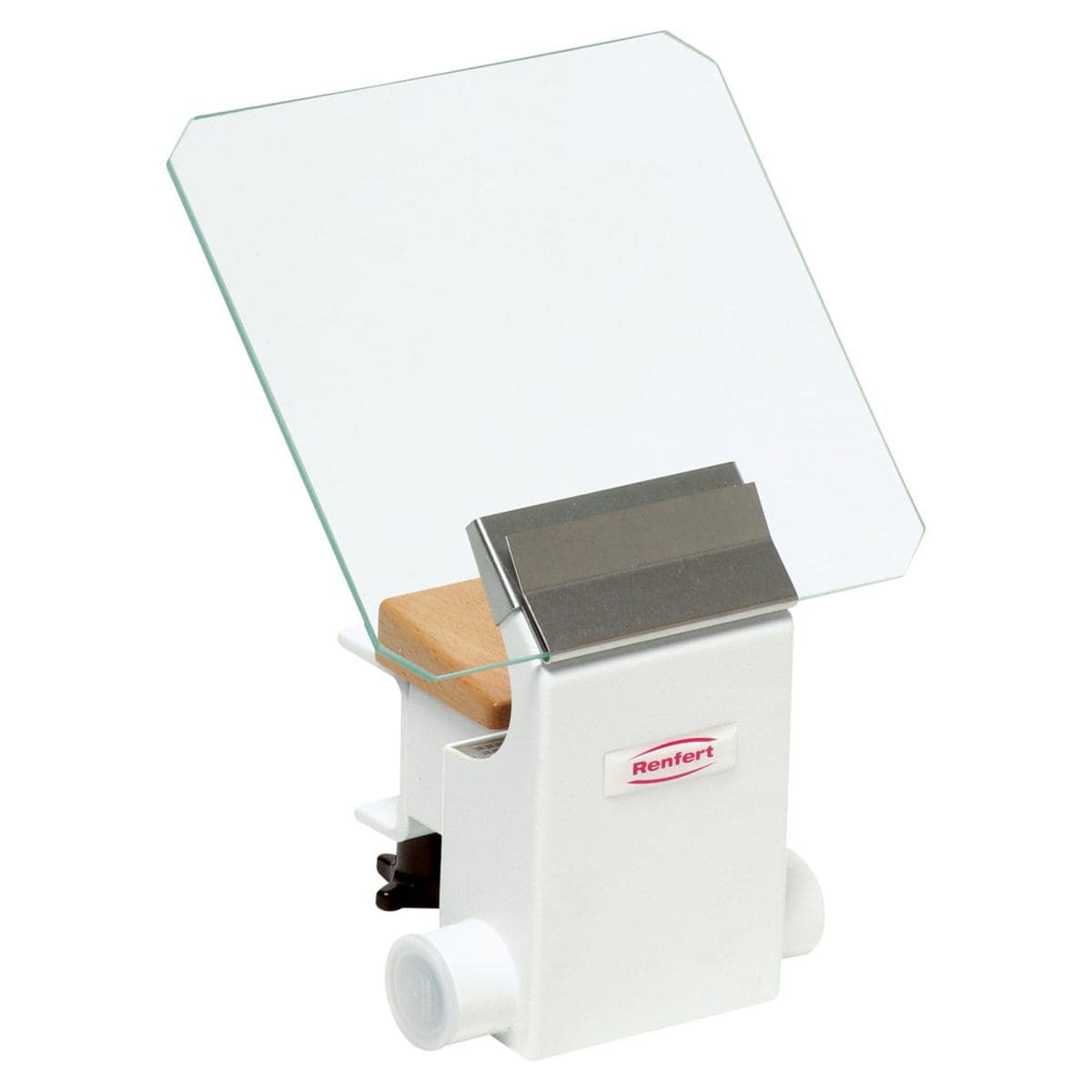 Glasscheibe mit Halterung - Für Absaugmaul