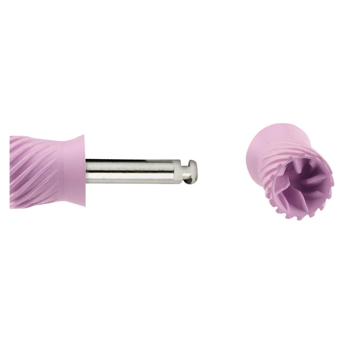 Young™ Prophylaxekelche Elite Flex™ Latch Cup - Extraweich - rosa, kurz, Packung 144 Stück