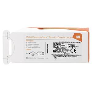 Metal Dento-Infusor™ Tip mit Comfort Hub - Packung 20 Stück