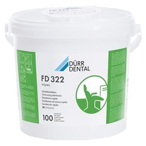 FD 322 wipes Schnelldesinfektion - Format 20 x 30 cm, Spenderbox 100 Tücher