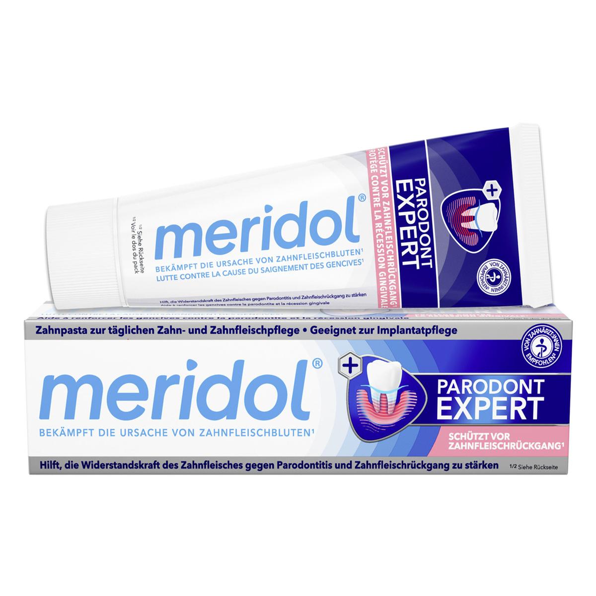 meridol® Parodont Expert Zahnpasta - Tube 12 x 75 ml