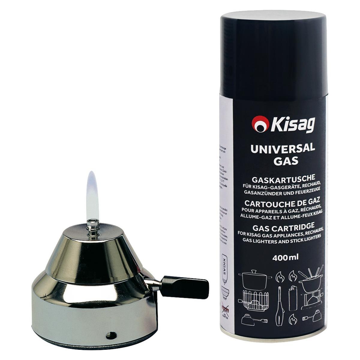 Kisag Brenner - Brenner inklusive 400 ml Dose Kisag-Gas