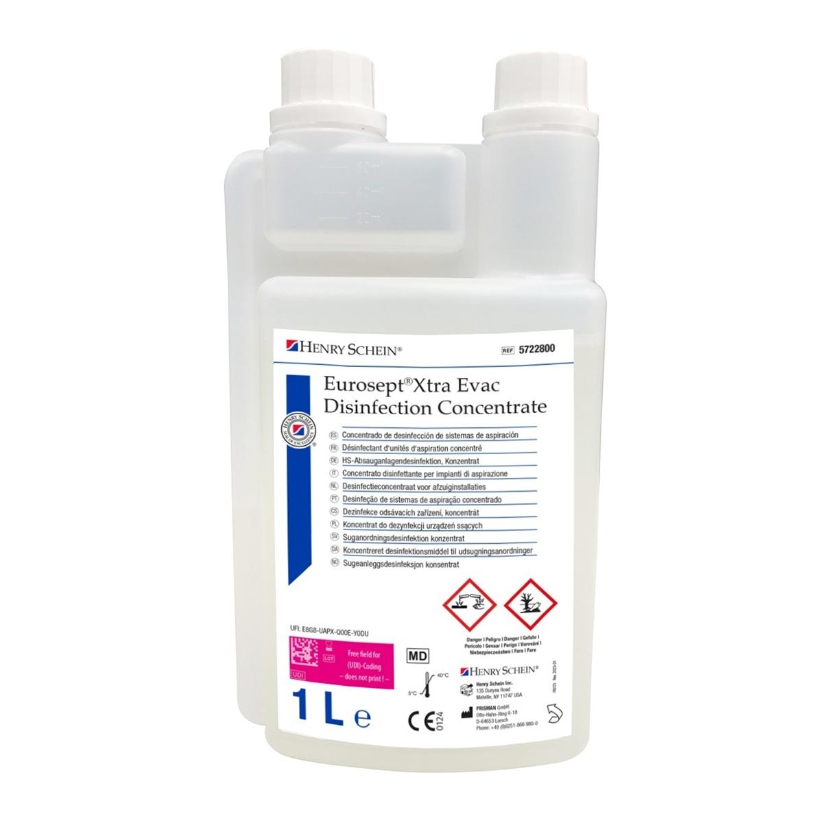 HS-Absauganlagendesinfektion EuroSept® Xtra, Evac Disinfection Concentrate - Flasche 1 Liter