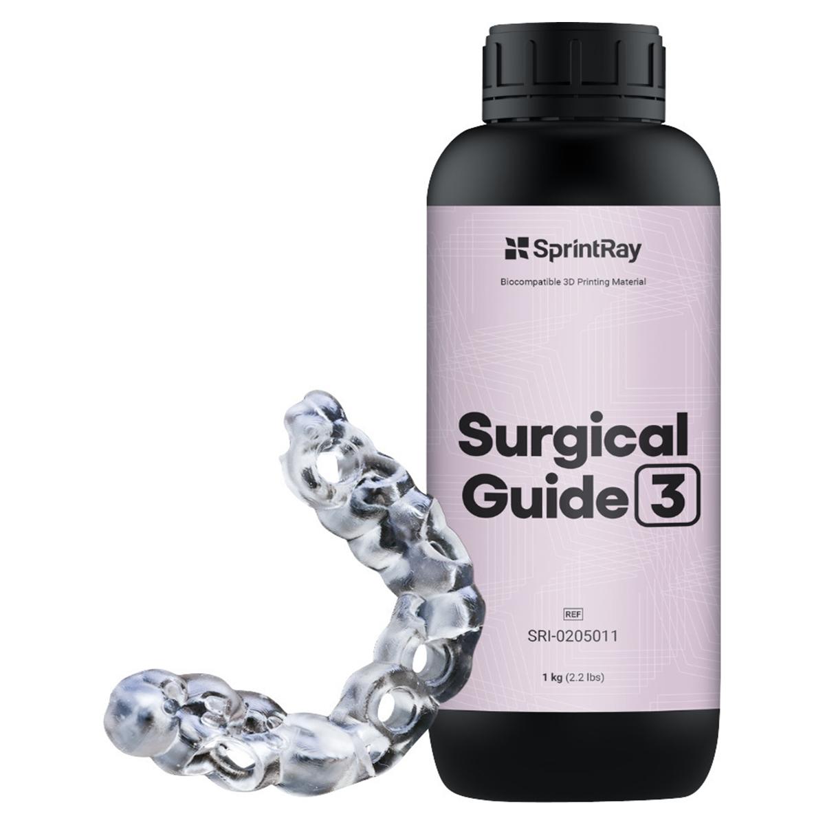 SprintRay Surgical Guide 3 - Transparent, Flasche 1 Liter