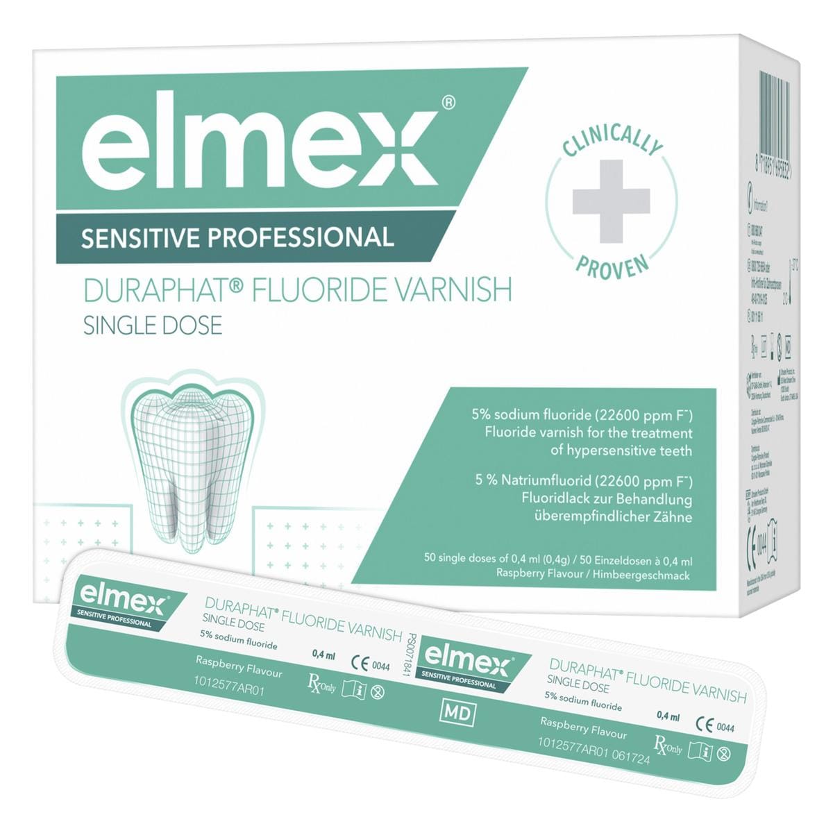 elmex® Sensitive Professional Duraphat® Fluoride Varnish - SingleDose 50 x 0,4 ml